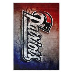 nfl new england patriots area rug non slip football carpet home decor gift idea for fans nep69
