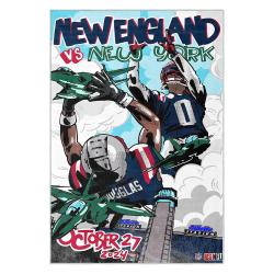 nfl new england patriots area rug non slip football carpet home decor gift idea for fans nep75