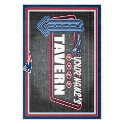 nfl new england patriots area rug non slip football carpet home decor gift idea for fans nep82