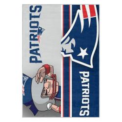 nfl new england patriots area rug non slip football carpet home decor gift idea for fans nep90