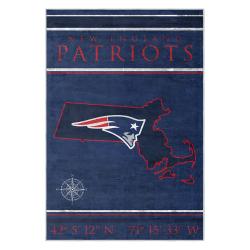 nfl new england patriots area rug non slip football carpet home decor gift idea for fans nep96