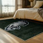 nfl philadelphia eagles footbball team logo sport carpet area rug home bed room pe101