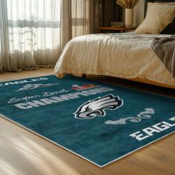 NFL Philadelphia Eagles Footbball Team Logo Sport Carpet Area Rug Home Decor Gift PE112
