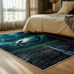 NFL Philadelphia Eagles Footbball Team Logo Sport Carpet Area Rug Home Decor Gift PE115