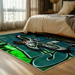 nfl philadelphia eagles footbball team logo sport carpet area rug home bed room pe121