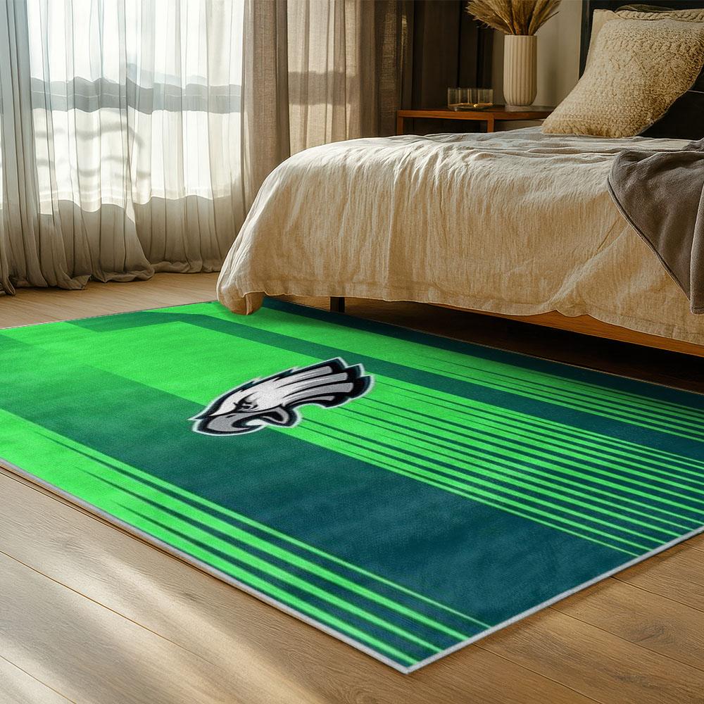 NFL Philadelphia Eagles Footbball Team Logo Sport Carpet Area Rug Home Decor Gift PE122 nfl philadelphia eagles footbball team logo sport carpet area rug home bed room pe122