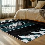nfl philadelphia eagles footbball team logo sport carpet area rug home bed room pe128