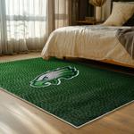 nfl philadelphia eagles footbball team logo sport carpet area rug home bed room pe131