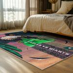 nfl philadelphia eagles footbball team logo sport carpet area rug home bed room pe132