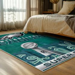 NFL Philadelphia Eagles Footbball Team Logo Sport Carpet Area Rug Home Decor Gift PE135