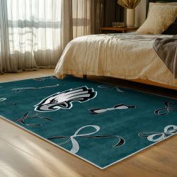 NFL Philadelphia Eagles Footbball Team Logo Sport Carpet Area Rug Home Decor Gift PE136