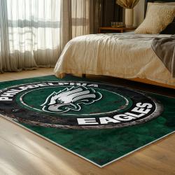 NFL Philadelphia Eagles Footbball Team Logo Sport Carpet Area Rug Home Decor Gift PE146