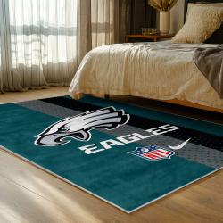 NFL Philadelphia Eagles Footbball Team Logo Sport Carpet Area Rug Home Decor Gift PE149