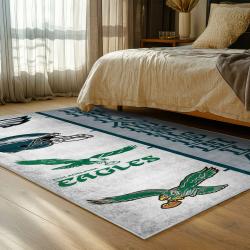 NFL Philadelphia Eagles Footbball Team Logo Sport Carpet Area Rug Home Decor Gift PE150