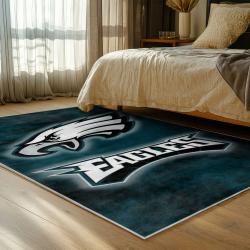 NFL Philadelphia Eagles Footbball Team Logo Sport Carpet Area Rug Home Decor Gift PE56