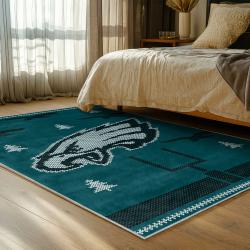 NFL Philadelphia Eagles Footbball Team Logo Sport Carpet Area Rug Home Decor Gift PE64