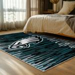 nfl philadelphia eagles footbball team logo sport carpet area rug home bed room pe67