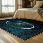 nfl philadelphia eagles footbball team logo sport carpet area rug home bed room pe71