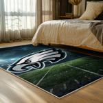nfl philadelphia eagles footbball team logo sport carpet area rug home bed room pe72