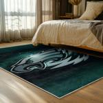 nfl philadelphia eagles footbball team logo sport carpet area rug home bed room pe77