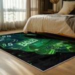 nfl philadelphia eagles footbball team logo sport carpet area rug home bed room pe80