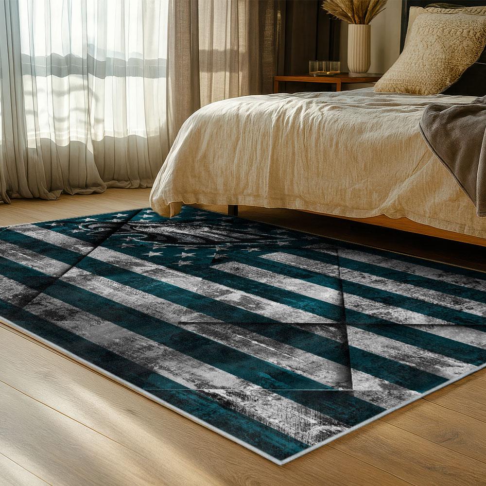 NFL Philadelphia Eagles Footbball Team Logo Sport Carpet Area Rug Home Decor Gift PE87 nfl philadelphia eagles footbball team logo sport carpet area rug home bed room pe87