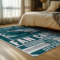 NFL Philadelphia Eagles Footbball Team Logo Sport Carpet Area Rug Home Decor Gift PE89