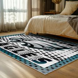 NFL Philadelphia Eagles Footbball Team Logo Sport Carpet Area Rug Home Decor Gift PE96
