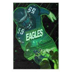 nfl philadelphia eagles footbball team logo sport carpet area rug home decor gift pe80