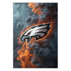 nfl philadelphia eagles footbball team logo sport carpet area rug home decor gift pe88