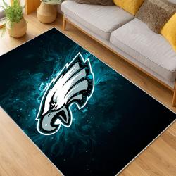 nfl philadelphia eagles footbball team logo sport carpet area rug home living room pe100