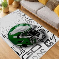 nfl philadelphia eagles footbball team logo sport carpet area rug home living room pe105