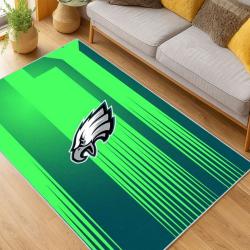 nfl philadelphia eagles footbball team logo sport carpet area rug home living room pe122