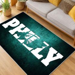 nfl philadelphia eagles footbball team logo sport carpet area rug home living room pe127