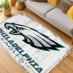 nfl philadelphia eagles footbball team logo sport carpet area rug home living room pe139