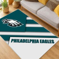 nfl philadelphia eagles footbball team logo sport carpet area rug home living room pe143
