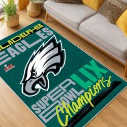 nfl philadelphia eagles footbball team logo sport carpet area rug home living room pe147