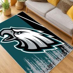 nfl philadelphia eagles footbball team logo sport carpet area rug home living room pe51