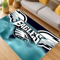 nfl philadelphia eagles footbball team logo sport carpet area rug home living room pe66