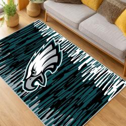 nfl philadelphia eagles footbball team logo sport carpet area rug home living room pe67