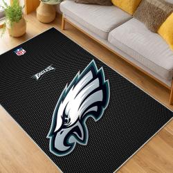 nfl philadelphia eagles footbball team logo sport carpet area rug home living room pe97