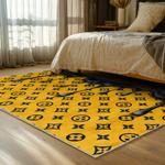nfl pittsburgh steelers football team logo sport carpet area rug home decor bed room psw100