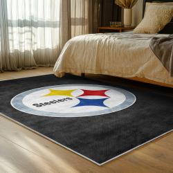 NFL Pittsburgh Steelers Football Team Logo Sport Carpet Area Rug Home Decor Gift PSW101