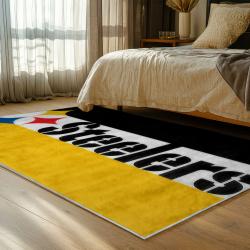 NFL Pittsburgh Steelers Football Team Logo Sport Carpet Area Rug Home Decor Gift PSW137