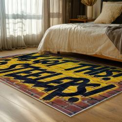 NFL Pittsburgh Steelers Football Team Logo Sport Carpet Area Rug Home Decor Gift PSW143