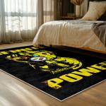 nfl pittsburgh steelers football team logo sport carpet area rug home decor bed room psw149