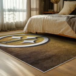 NFL Pittsburgh Steelers Football Team Logo Sport Carpet Area Rug Home Decor Gift PSW152