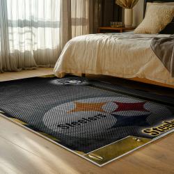 NFL Pittsburgh Steelers Football Team Logo Sport Carpet Area Rug Home Decor Gift PSW163