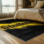 nfl pittsburgh steelers football team logo sport carpet area rug home decor bed room psw172