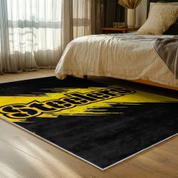 NFL Pittsburgh Steelers Football Team Logo Sport Carpet Area Rug Home Decor Gift PSW172